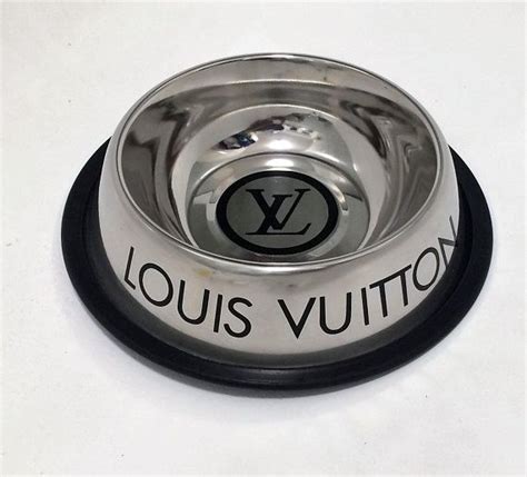 louis vuitton dog bowl